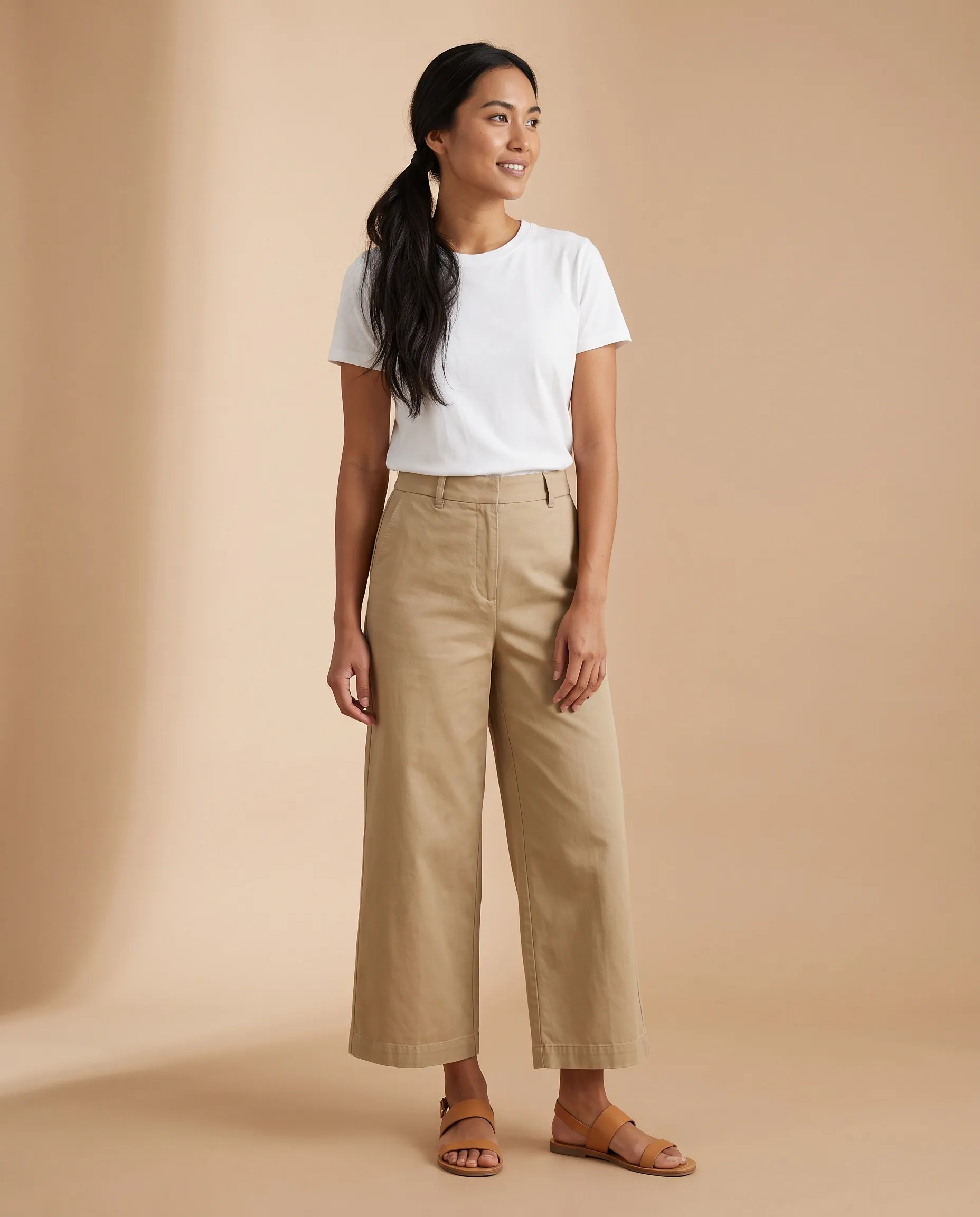 Kulot Dara warna Khaki